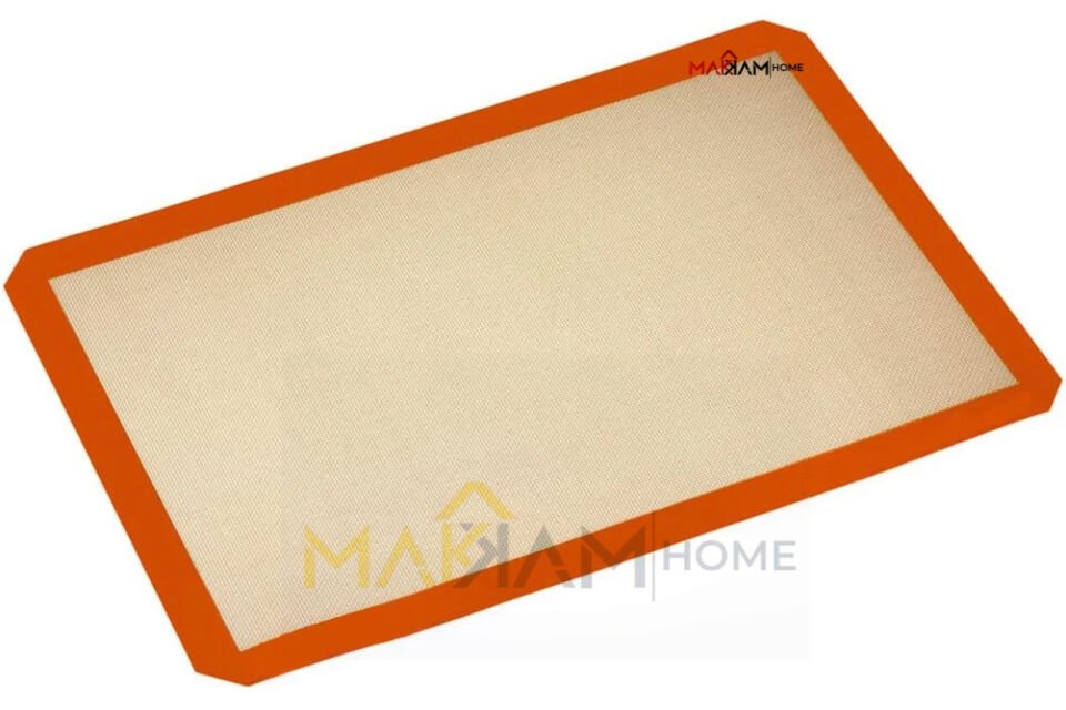 Siyah Silikon Mutfak Seti (Hamur Matı + 6'lı Silikon Spatula + Pişirme Matı)