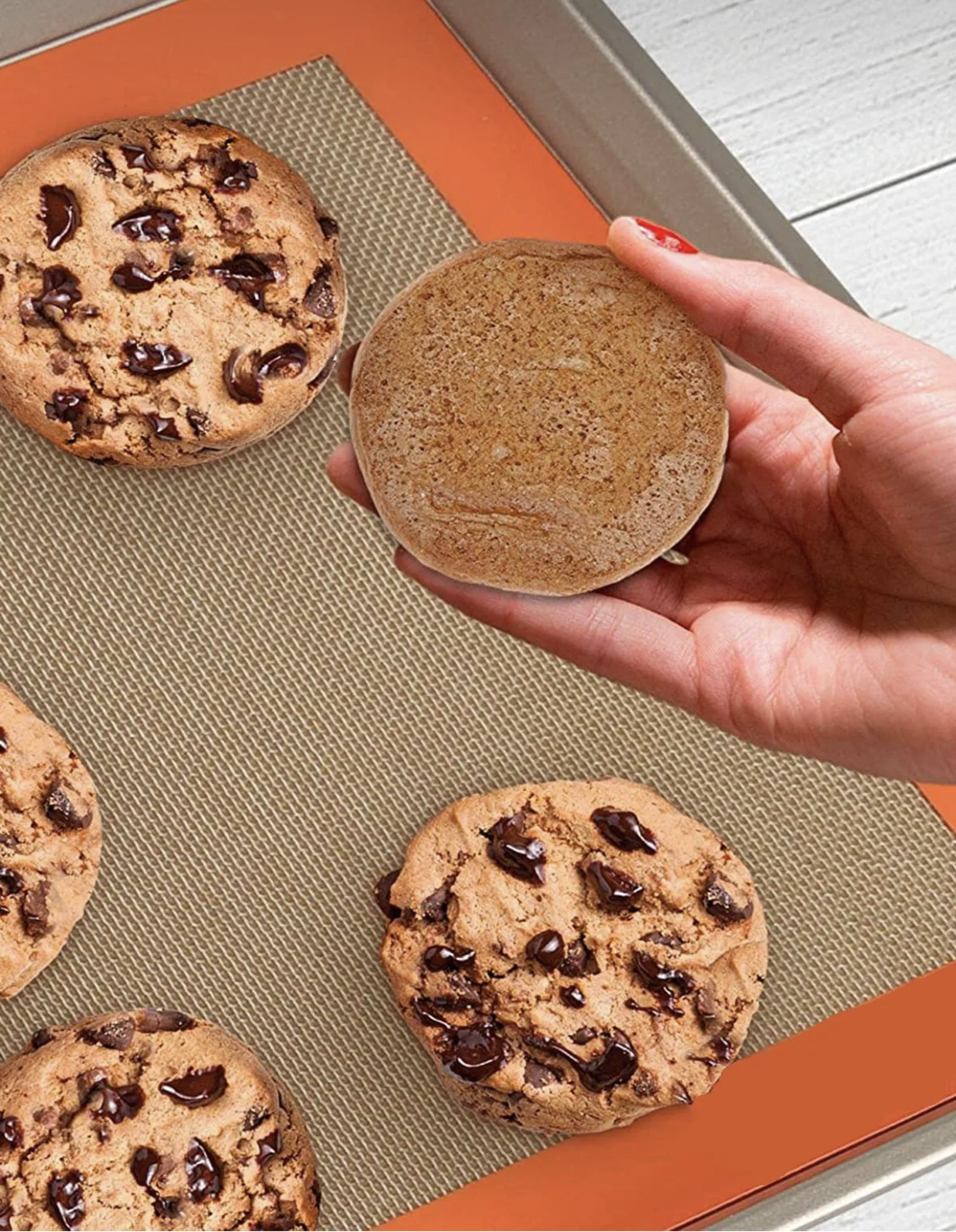 Makkam Home Silikon Isıya Dayanıklı Yapışmaz 30*40 Pişirme Matı