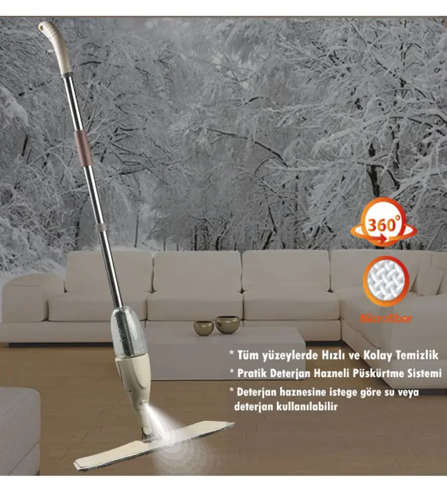 Makkam Home Proff Spin Sprey Mop